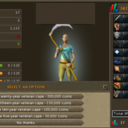 ⭐️Scythe | 9 Hp | nivel 3 | 9 Constitución | 37 total | 1 qp | entrante | nueva | skiller | 9 Hitpoints | 20 año veterano | sin correo Registered 0